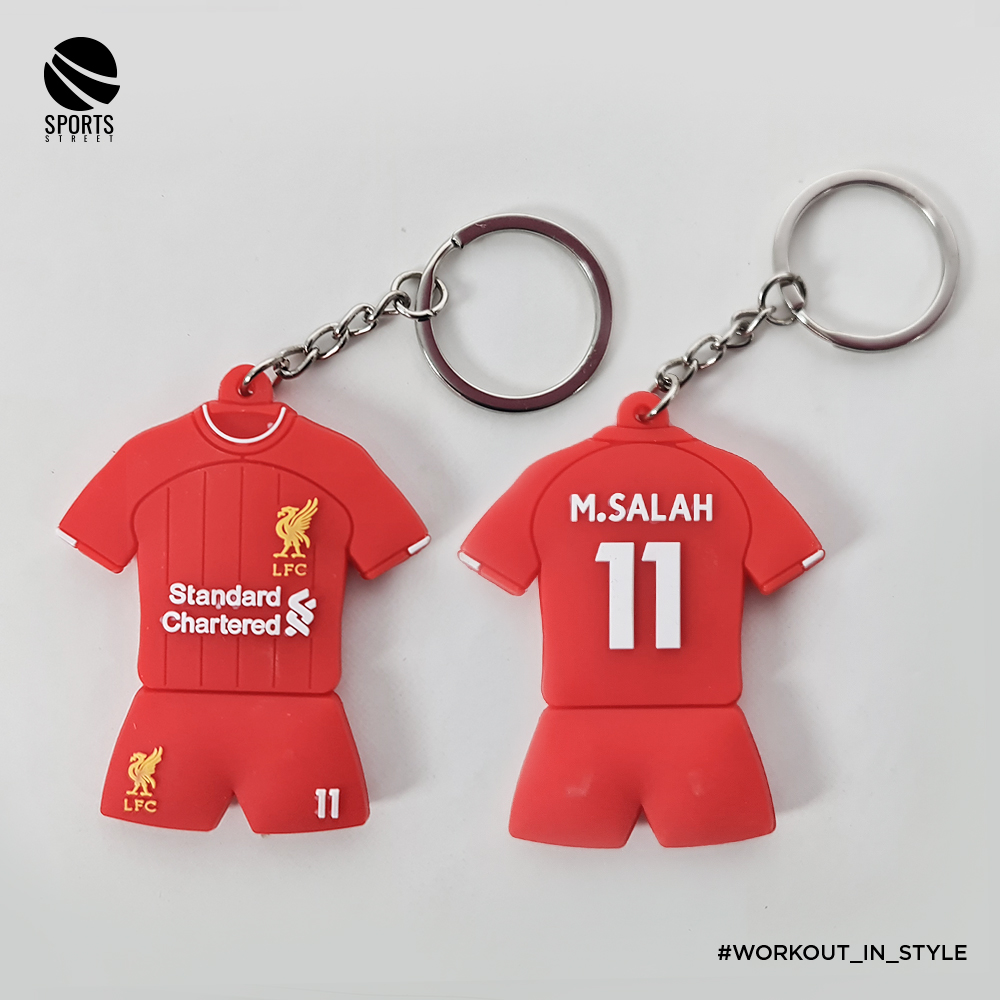 Liverpool Salah Rubber Keyring